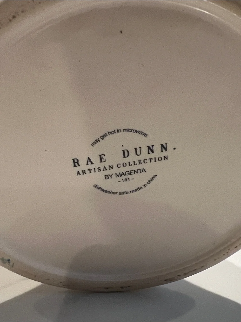 🔥‼️Rae Dunn White Ceramic Cake Stand with 'TASTY' Lettering‼️🔥